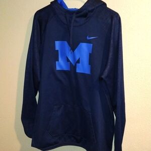 Nike Dri-Fit Women’s Navy Blue University of Michigan hooded sweatshirt XXL